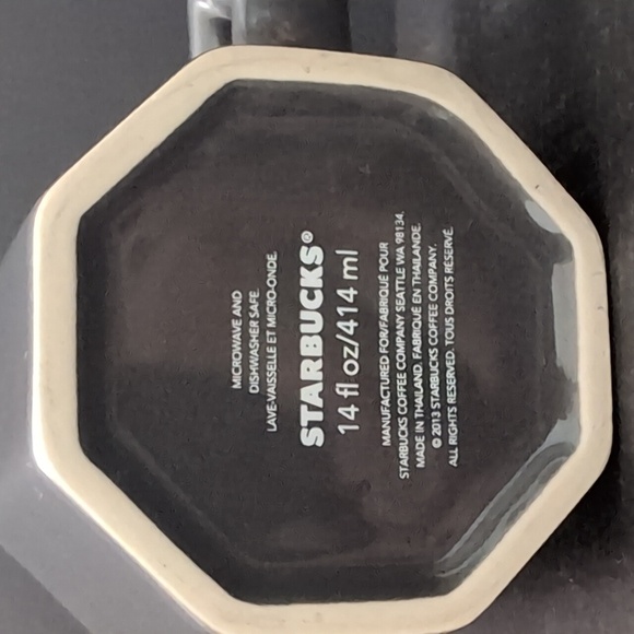 Starbucks 2013 14 fl oz, Limited Edition Silver/Metallic Gray Holiday Mug. - Picture 7 of 8